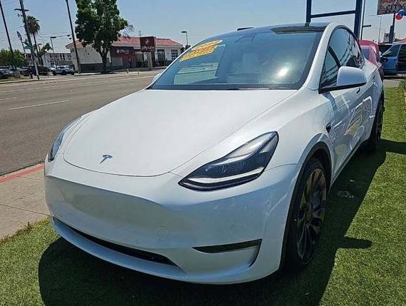 TESLA MODEL Y 2022 7SAYGDEF6NF409098 image